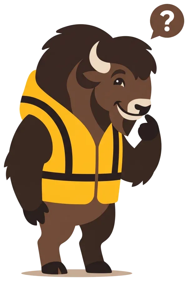 El bisonte piensa.